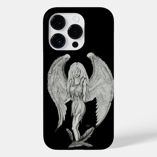 Angel - Svart och vitt design (Baksida)