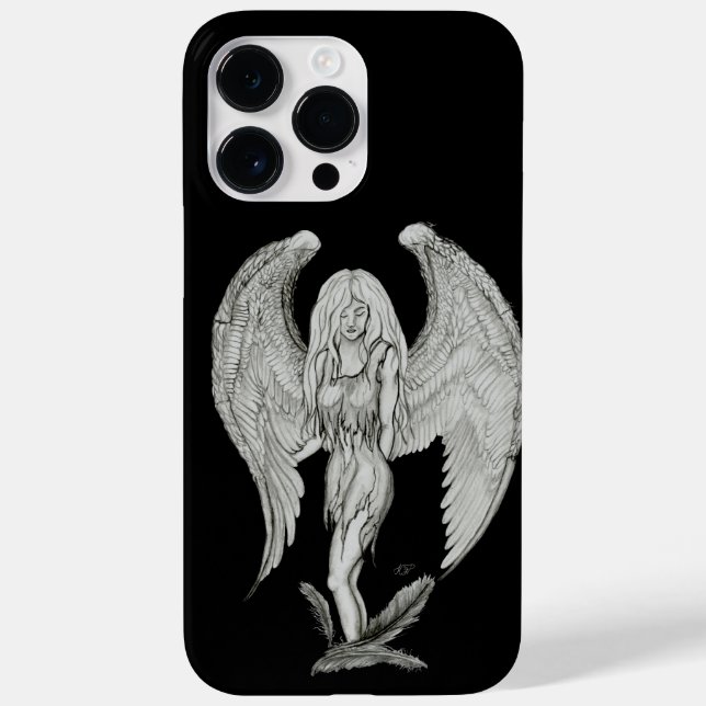 Angel - Svart och vitt design (Baksida)