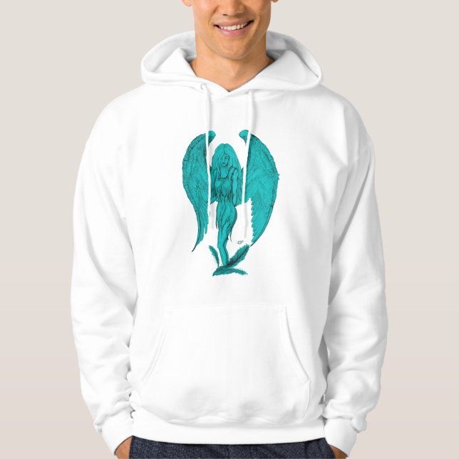 Angel Sweatshirt Med Luva (Framsida)