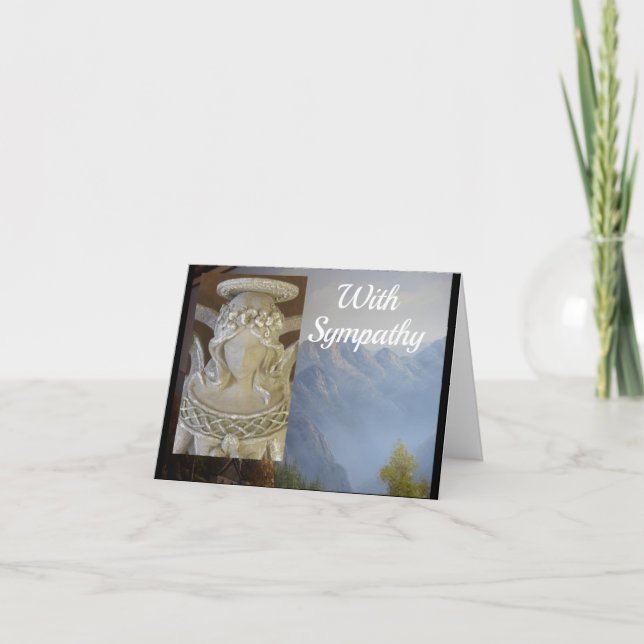 Angel Sympathy Card Kort (Framsida)