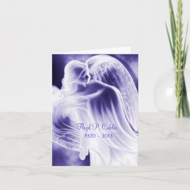 Angel - tackkort (Framsida)