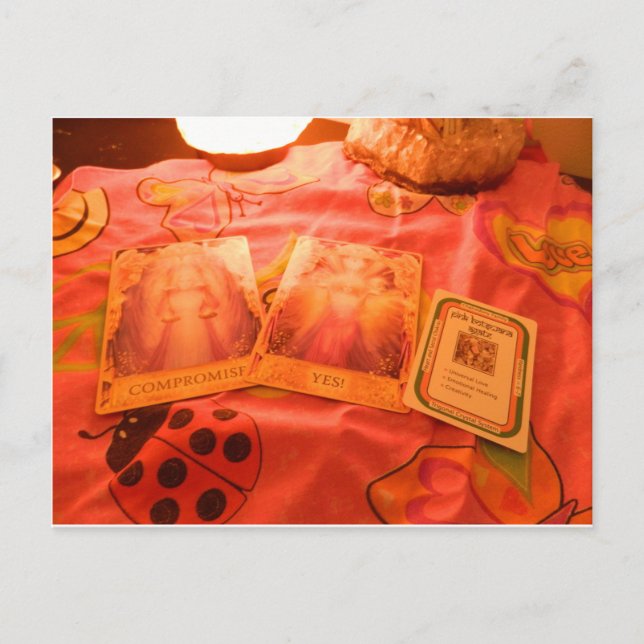 Angel Tarot Cards Vykort (Framsida)