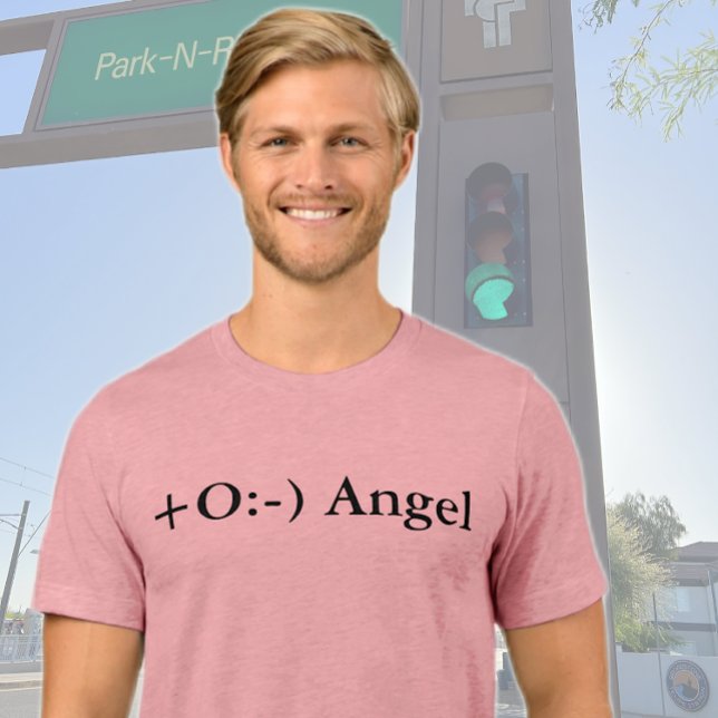 Angel Text Symbol Tri-Blend Shirt T Shirt (Skapare uppladdad)