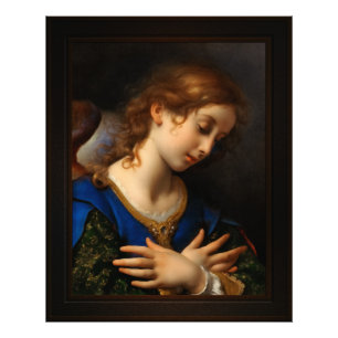 Angel till anmälan från Carlo Dolci Fototryck