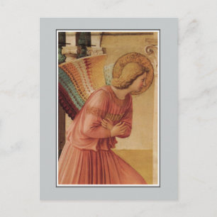 Angel till anmälan från Fra Angelico Vykort