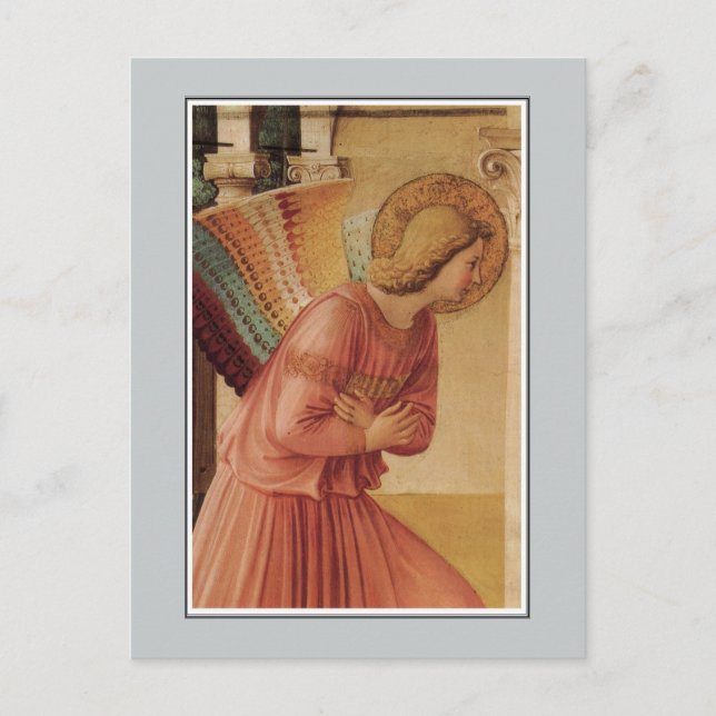 Angel till anmälan från Fra Angelico Vykort (Framsida)