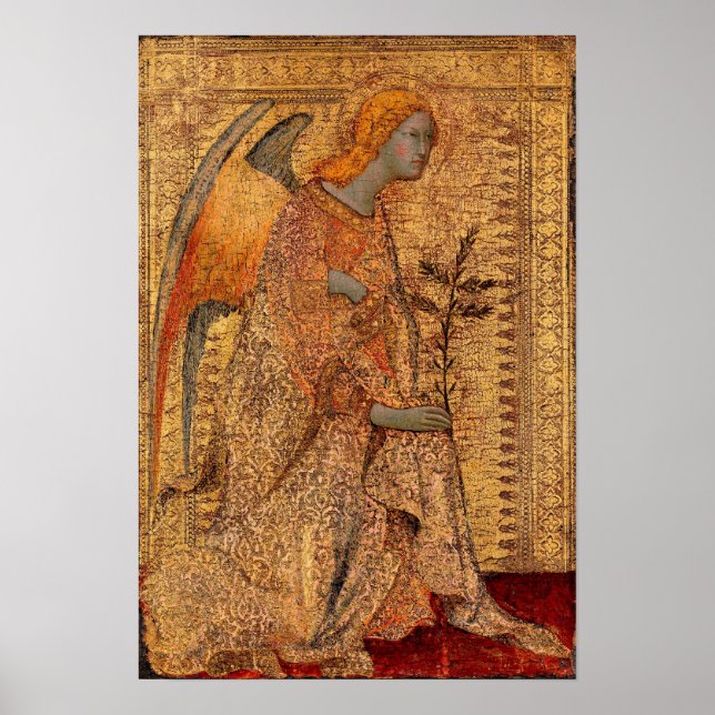 Angel till anmälan från Simone Martini Poster (Framsidan)