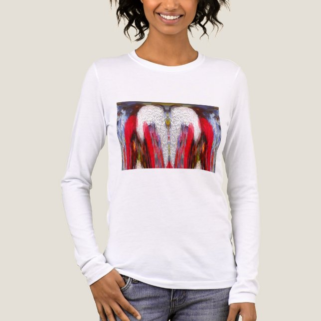 Ängel trendig mode t shirt (Framsida)