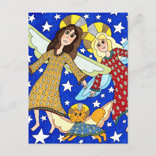 Ängel Trio Vykort (Framsida)