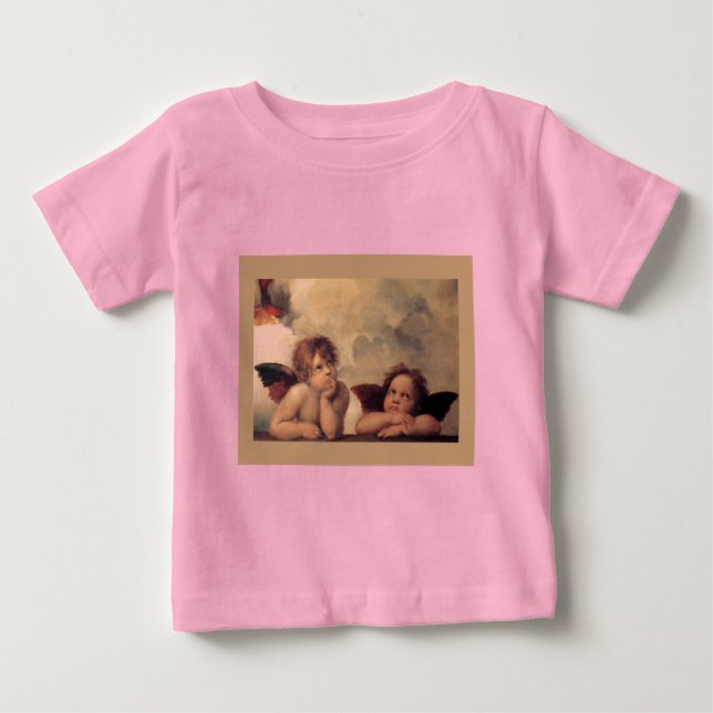 Ängel Tro Rafael Trosföreställning Välgång Söt Tee Shirt (Framsida)