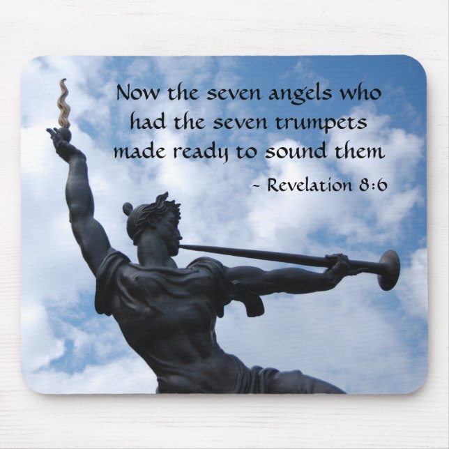 Ängel trumpet - mousepad musmatta (Framsidan)