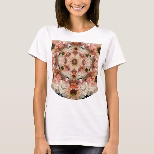 Ängel trumpetmandala - T-tröja Tee Shirt (Framsida)