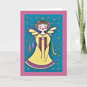 Angel Ukrakrainska folkArt Kort