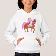 Angel Unicorn Flicks Pullover Hoodie