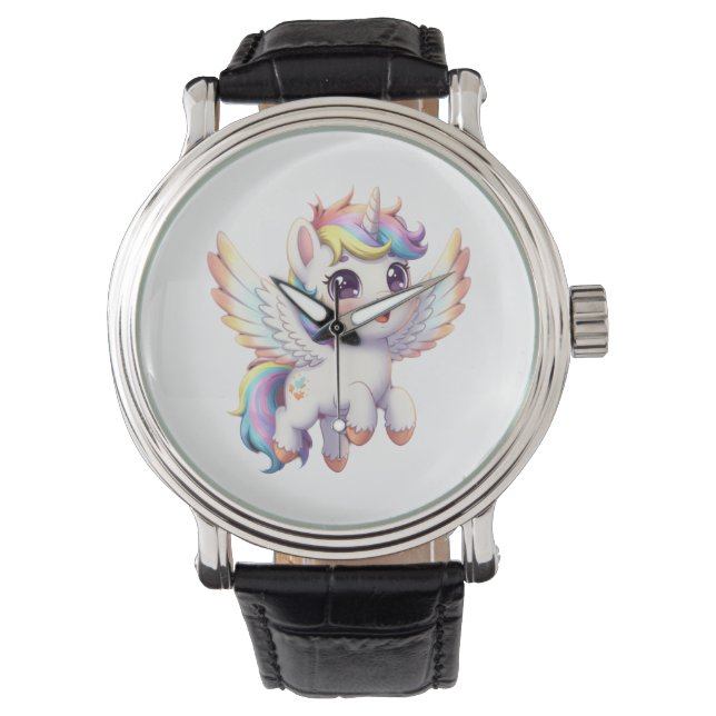 Angel unicorn is so cute armbandsur (Framsida)