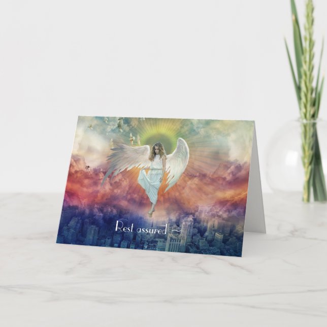 ANGEL-UPPMUNTRATIONSKORT TACK KORT (Framsida)