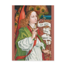 Ängel ur Schongauers Bebådelse CC1182 Orlier-altar