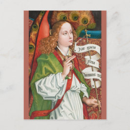 Ängel ur Schongauers Bebådelse CC1182 Orlier-altar Vykort