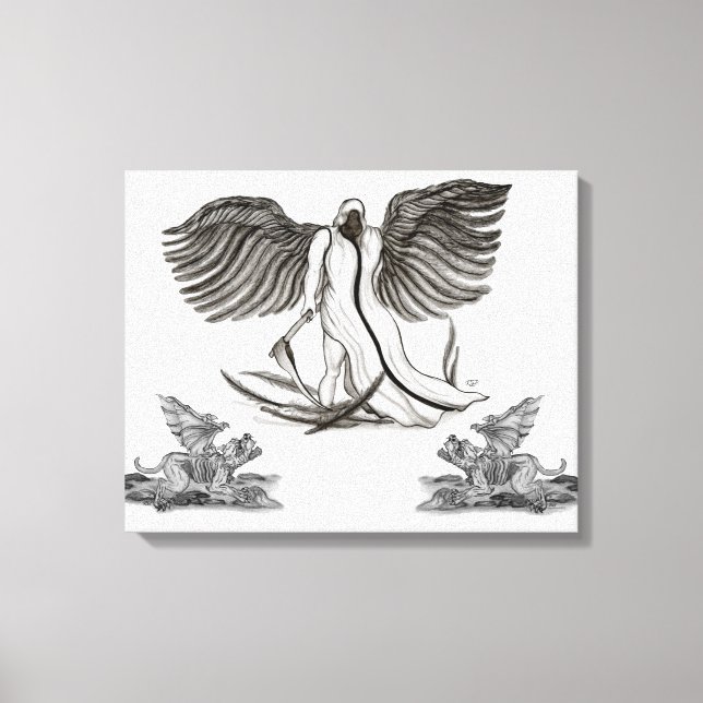 Angel Uriel Canvastryck (Framsida)