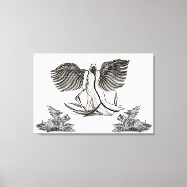 Ängel Uriel Canvastryck (Framsida)