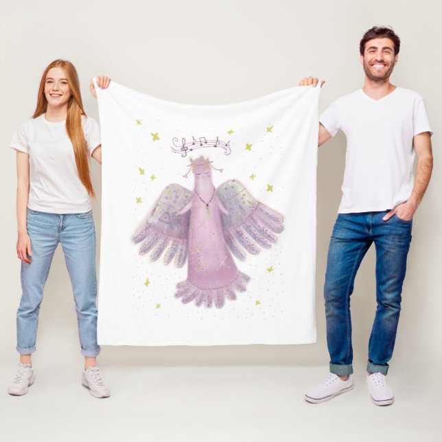 Angel Valentine Fleecefilt (På plats)