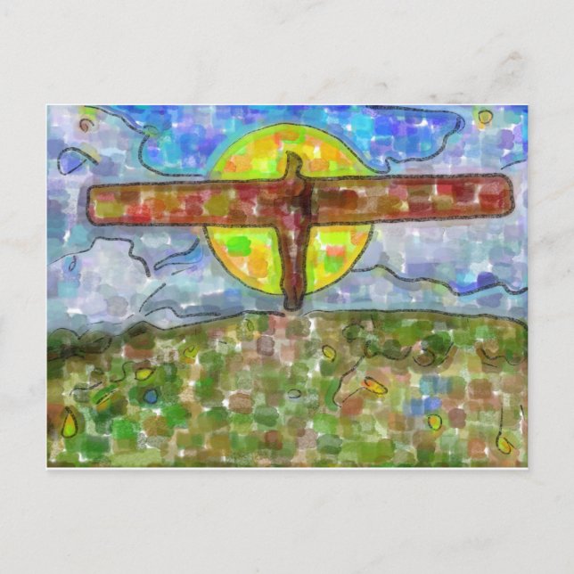 ängel (vattenfärg) vykort (Framsida)