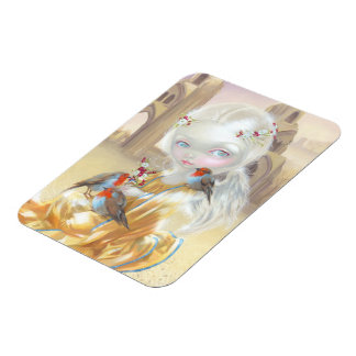 "Angel vid Glastonbury Abbey" Premium Magnet