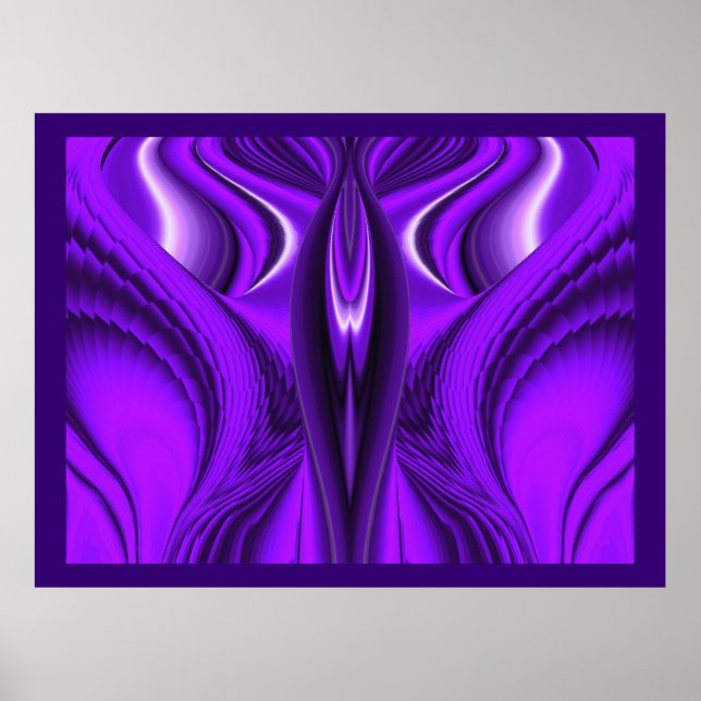 Angel Vingar , Abstrakt Fantasy Rainbow Art Poster (Framsidan)