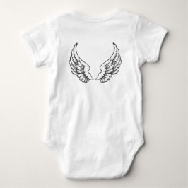 Angel Vingar Baby Bodykosti Black Tee