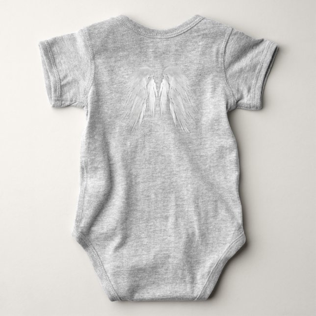 ANGEL VINGAR Black T-shirt (Baksida)