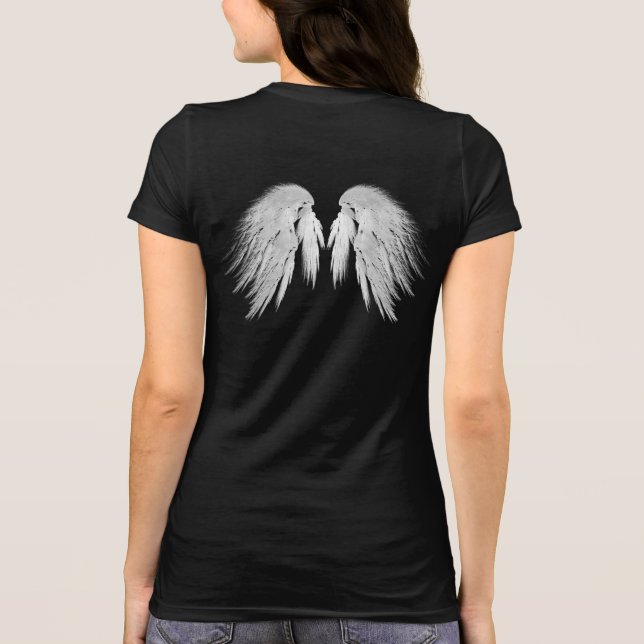ANGEL VINGAR Black T-shirt (Baksida)