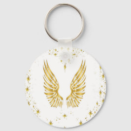 Angel Vingar Button Nyckel Nyckelring
