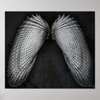 Angel Vingar BW Poster