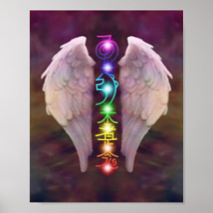 Angel Vingar Chakra Poster