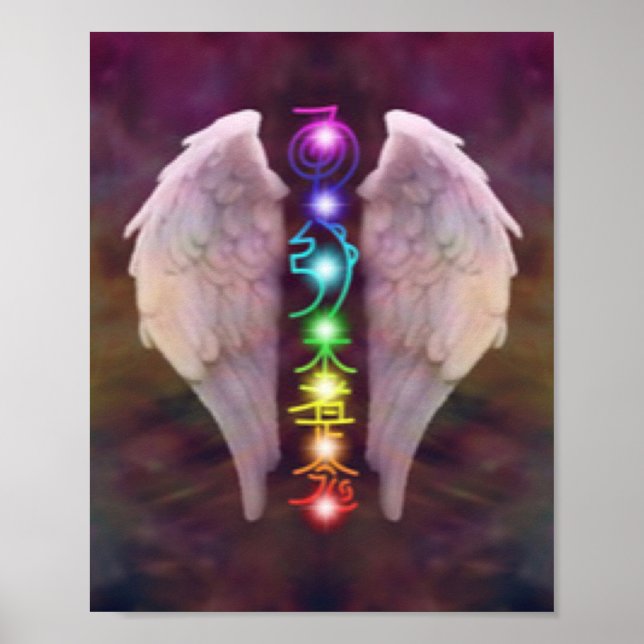 Angel Vingar Chakra Poster (Framsidan)