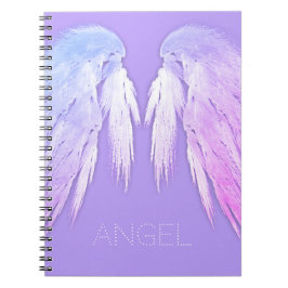 AnGEL VINGAR Fairy Lila Eget namn Anteckningsbok