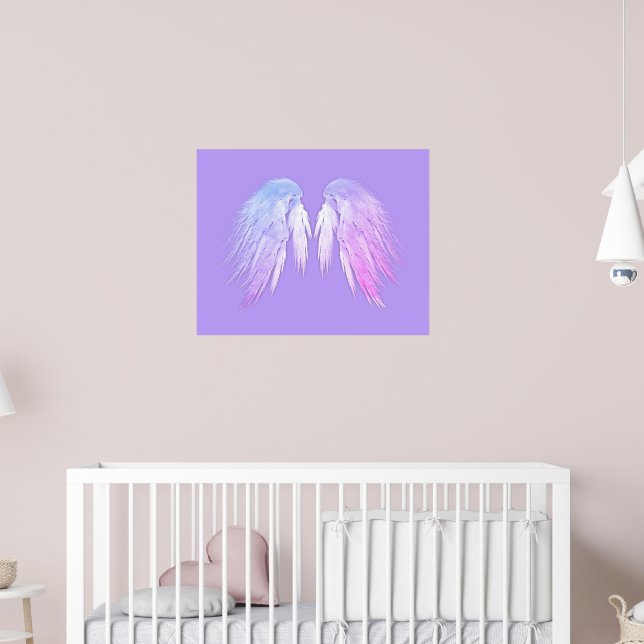 ANGEL VINGAR Fairy Lila Poster (Barnkammare 2)