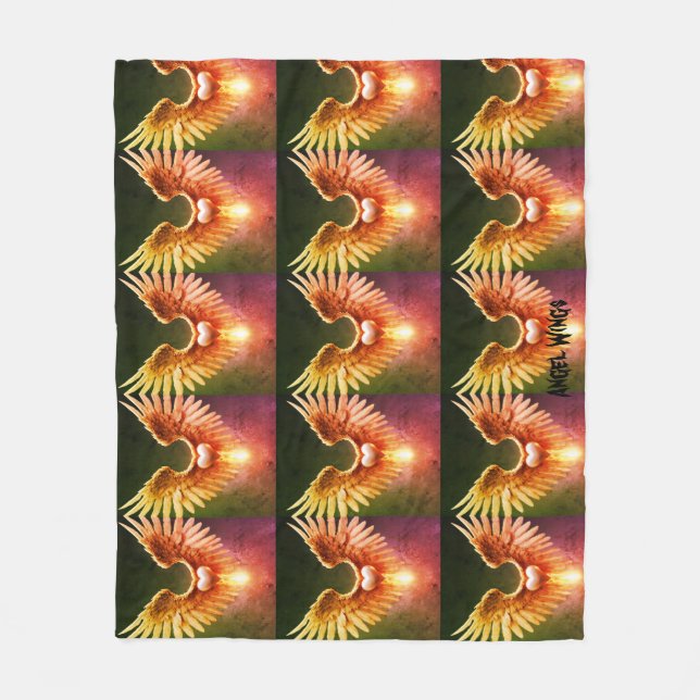 Angel Vingar Fleecefilt (Framsidan)