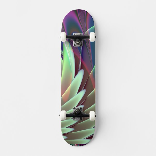 Angel Vingar Fractal Old School Skateboard Bräda 18 Cm (Framsida)