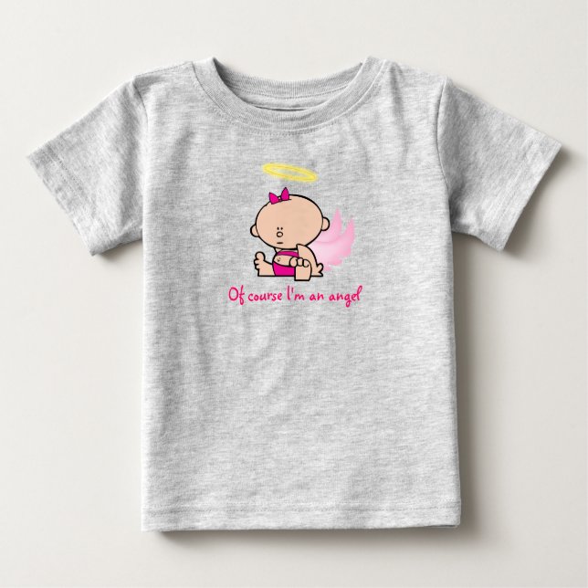 Angel vingar girl T-Shirt (Framsida)