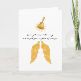 Angel Vingar Greeting Card Helgkort