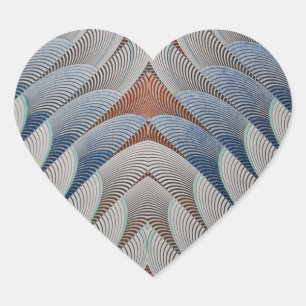 Angel Vingar Heart Stickers Hjärtformat Klistermärke
