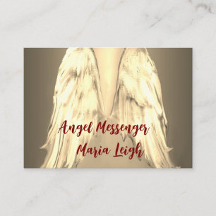 Angel Vingar Light, Andlig, Reiki, affärskort Visitkort