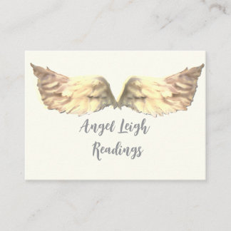 Angel Vingar Light, Andlig, Reiki, affärskort Visitkort