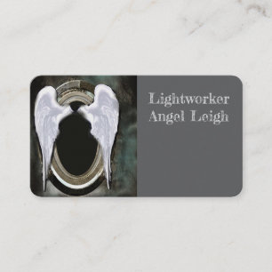 Angel Vingar Light, Andlig, Reiki, affärskort Visitkort