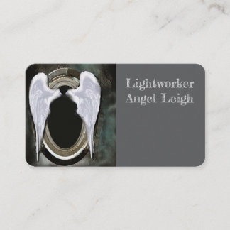 Angel Vingar Light, Andlig, Reiki, affärskort Visitkort
