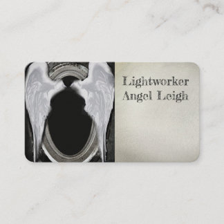 Angel Vingar Light, Andlig, Reiki, affärskort Visitkort