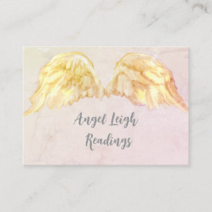 Angel Vingar Light, Andlig, Reiki, affärskort Visitkort