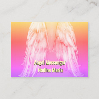 Angel Vingar Light, Andlig, Reiki, affärskort Visitkort