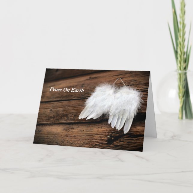 Angel Vingar-mappat Helgdag-kort Helgkort (Framsida)